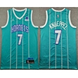 Men's Charlotte Hornets #1 Kon Knueppel Blue Icon Sponsor Swingman Jersey
