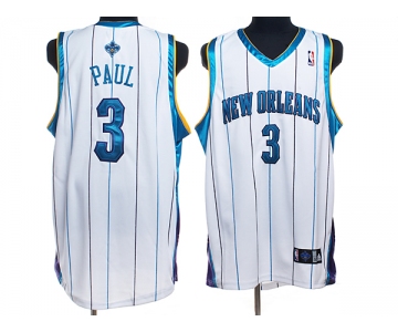 nba new orleans hornets #3 paul white(stripe)