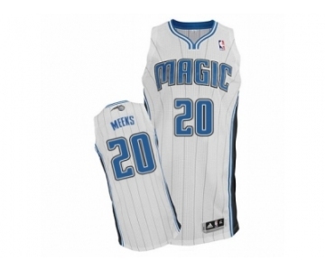 Men's Adidas Orlando Magic #20 Jodie Meeks Authentic White Home NBA Jersey