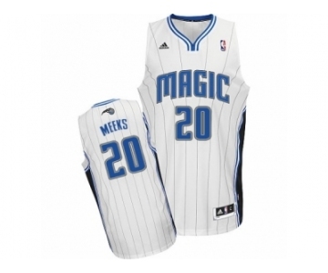 Men's Adidas Orlando Magic #20 Jodie Meeks Swingman White Home NBA Jersey