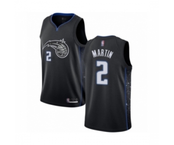Men's Orlando Magic #2 Jarell Martin Authentic Black Basketball Jersey - City Edition