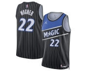 Men's Orlando Magic #22 Franz Wagner Black 2025 Statement Edition Stitched Basketball Jersey Men's Orlando Magic #22 Franz Wagner Black 2025 Statement Edition Stitched Basketball Jersey