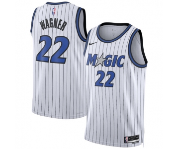 Men's Orlando Magic #22 Franz Wagner White 2025 Association Edition Stitched Basketball Jersey