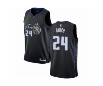 Men's Orlando Magic #24 Khem Birch Authentic Black Basketball Jersey - City Edition