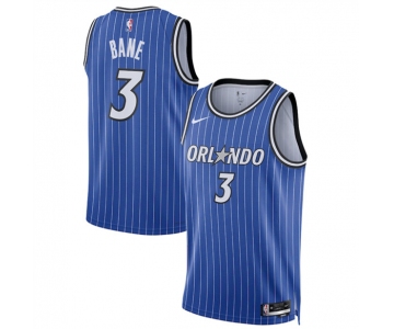 Men's Orlando Magic #3 Desmond Bane Blue 2025 Icon Edition Stitched Basketball Jersey