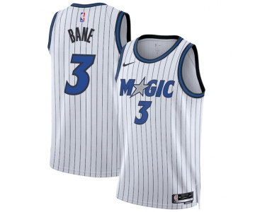 Men's Orlando Magic #3 Desmond Bane White 2025 Association Edition Stitched Basketball Jersey
