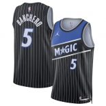 Men's Orlando Magic #5 Paolo Banchero Black 2025 Statement Edition Stitched Basketball Jersey Men's Orlando Magic #5 Paolo Banchero Black 2025 Statement Edition Stitched Basketball Jersey