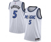 Men's Orlando Magic #5 Paolo Banchero White 2025 Association Edition Stitched Basketball Jersey Men's Orlando Magic #5 Paolo Banchero White 2025 Association Edition Stitched Basketball Jersey