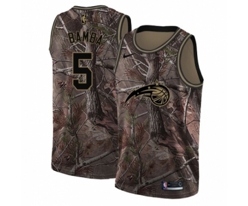 Women's Nike Orlando Magic #5 Mohamed Bamba Swingman Camo Realtree Collection NBA Jersey