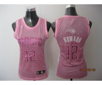 women nba orlando magic #12 howard pink