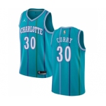 Youth Nike Jordan Charlotte Hornets #30 Dell Curry Swingman Aqua Hardwood Classics NBA Jersey