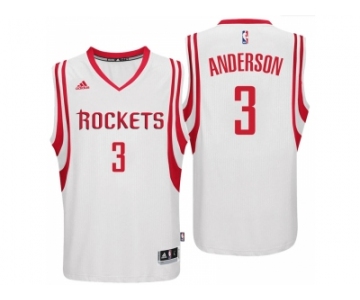 Houston Rockets #3 Ryan Anderson 2016 Home White New Swingman Jersey