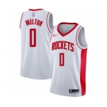 Men's Houston Rockets #0 De'Anthony Melton Swingman White Finished Basketball Jersey - Association Edition