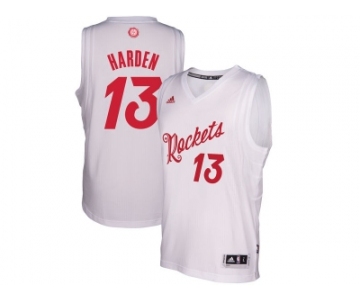 Men's Houston Rockets #13 James Harden White 2016 Christmas Day NBA Swingman Jersey