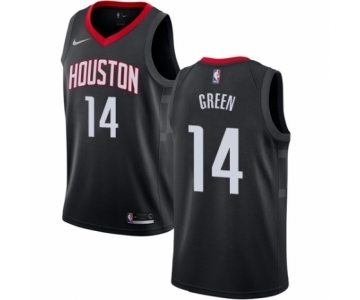 Men's Nike Houston Rockets #14 Gerald Green Authentic Black NBA Jersey Statement Edition