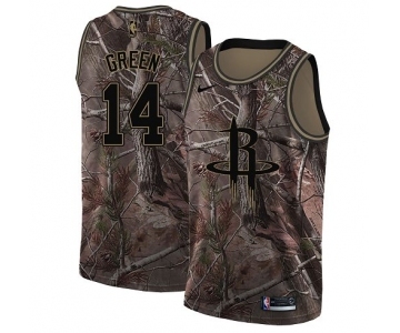 Men's Nike Houston Rockets #14 Gerald Green Swingman Camo Realtree Collection NBA Jersey