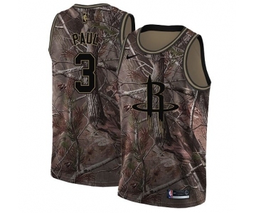 Men's Nike Houston Rockets #3 Chris Paul Swingman Camo Realtree Collection NBA Jersey