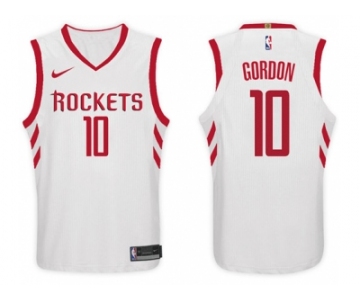 Nike NBA Houston Rockets #10 Eric Gordon Jersey 2017-18 New Season White Jersey