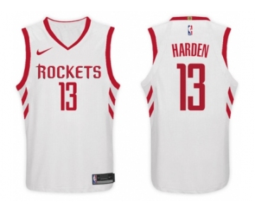 Nike NBA Houston Rockets #13 James Harden Jersey 2017-18 New Season White Jersey