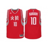 adidas Houston Rockets #10 Eric Gordon Red Chinese New Year Swingman Jersey
