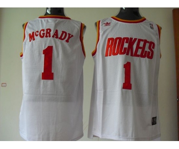 nba houston rockets #1 mcgrady white[swingman]
