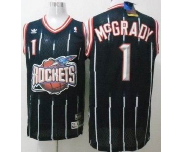 nba houston rockets #1 tracy mcgrady blue[revolution 30]