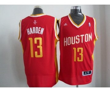 nba houston rockets #13 harden red [swingman revolution 30][number golden]