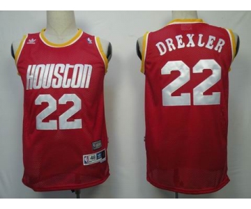 nba houston rockets # 22 Drexler red