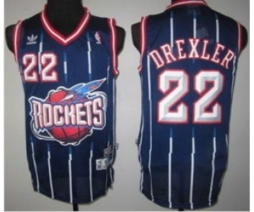 nba houston rockets #22 drexler blue[classics]