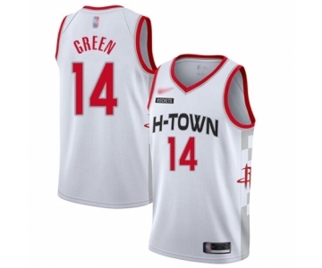 Women's Houston Rockets #14 Gerald Green Swingman White Basketball Jersey - 2019-20 City Edition
