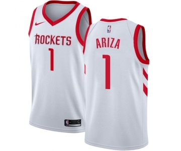 Women's Nike Houston Rockets #1 Trevor Ariza Swingman White Home NBA Jersey - Association Edition