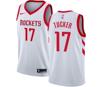 Women's Nike Houston Rockets #17 PJ Tucker Authentic White NBA Jersey - Association Edition