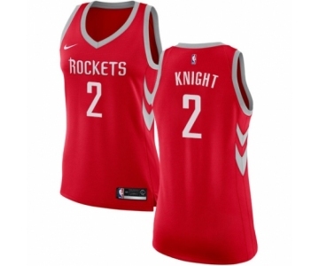 Women's Nike Houston Rockets #2 Brandon Knight Swingman Red NBA Jersey - Icon Edition