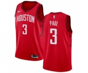 Women's Nike Houston Rockets #3 Chris Paul Red Swingman Jersey - Earned Edition