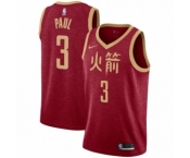 Women's Nike Houston Rockets #3 Chris Paul Swingman Red NBA Jersey - 2018-19 City Edition