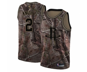 Youth Nike Houston Rockets #2 Brandon Knight Swingman Camo Realtree Collection NBA Jersey