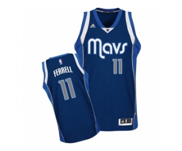 Men Adidas Dallas Mavericks #11 Yogi Ferrell Swingman Navy Blue Alternate NBA Jersey