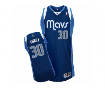 Men Adidas Dallas Mavericks #30 Seth Curry Authentic Navy Blue Alternate NBA Jersey