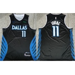 Men's Dallas Mavericks #11 Kyrie Irving Black 2025-26 City Edition Stitched Basketball Jersey2