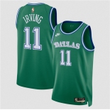 Men's Dallas Mavericks #11 Kyrie Irving Green 2025 Classic Edition Stitched Basketball Jersey Men's Dallas Mavericks #11 Kyrie Irving Green 2025 Classic Edition Stitched Basketball Jersey