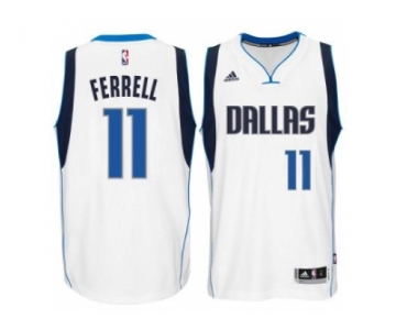Men's Dallas Mavericks #11 Yogi Ferrell adidas White Swingman climacool Jersey