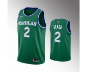 Mens Dallas Mavericks #2 Cooper Flagg Nike Green Classic Edition Jersey