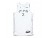 Mens Dallas Mavericks #2 Cooper Flagg Nike White 2024-25 City Edition Swingman Jersey