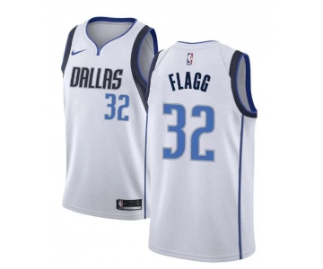 Mens Dallas Mavericks #32 Cooper Flagg Nike White Association Edition Jersey