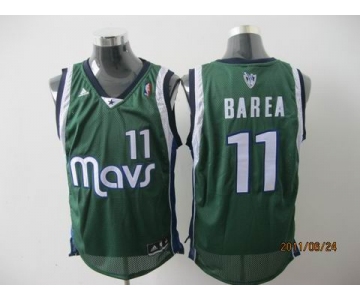 nba dallas mavericks #11 barea green[2011 swingman revolution 30]