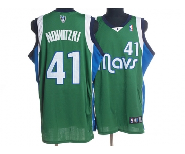 nba dallas mavericks nowitzki #41 green