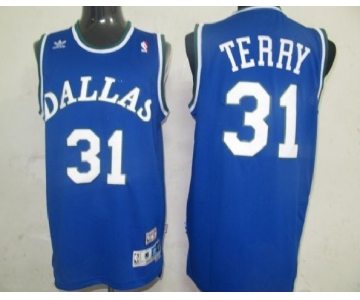 nba jersey dallas maverlcks #31 terry blue[swingman]