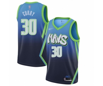Women's Dallas Mavericks #30 Seth Curry Swingman Blue Basketball Jersey - 2019-20 City Edition