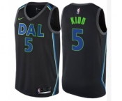 Women's Nike Dallas Mavericks #5 Jason Kidd Swingman Black NBA Jersey - City Edition
