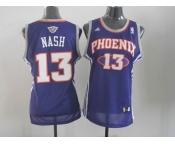 women nba jerseys dallas maverlcks #13 nash blue